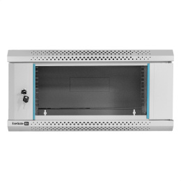 Шкаф телекоммуникационный 19" настенный 4U ExeGate EC-WM-4U.450.G.GREY 19”, 4U, 600x450x280mm ШхГхВ , передняя дверь закаленное стекло, съемные боковые панели, пыле- и влагозащита IP23, светло-серый RAL 7035 EX300251RUS