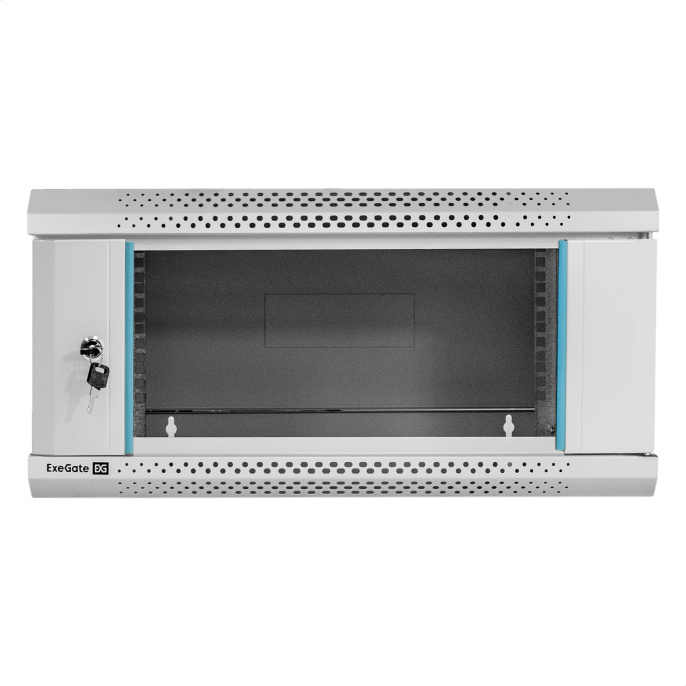 Шкаф телекоммуникационный 19" настенный 4U ExeGate EC-WM-4U.450.G.GREY 19”, 4U, 600x450x280mm ШхГхВ , передняя дверь закаленное стекло, съемные боковые панели, пыле- и влагозащита IP23, светло-серый RAL 7035 EX300251RUS