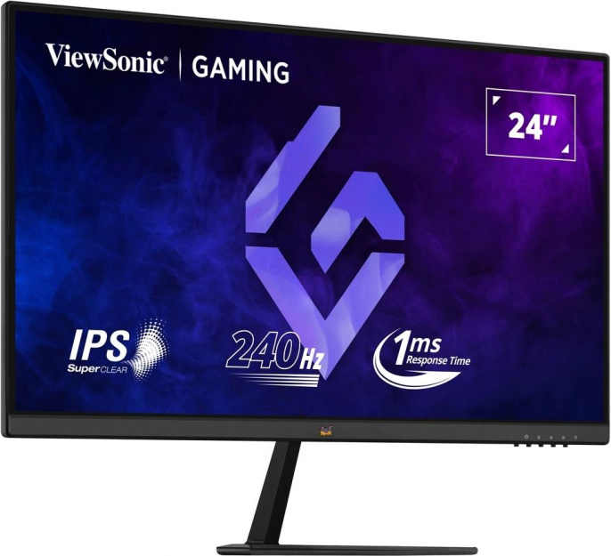 23.8" Монитор ViewSonic VX2479A-HD-PRO, 1920x1080, IPS, 240Гц, 2хHDMI, 1хDP, черный