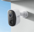 Видеокамера Baseus S0TZ002130 Security N1 Plus 2K White S0TZ00 разрешение: 2304x1296, поле зрения: 145°, ночное видение: ИК и цветное, подключение: Wi-Fi 2.4 ГГц, Bluetooth, защита: IP67, двусторонний звук, резьба штатива: 1/4", питание: аккумулятор 96