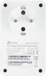 Сетевой адаптер HomePlug AV TP-Link TL-PA7017P KIT AV1000 Gigabit Ethernet (упак.:2шт)