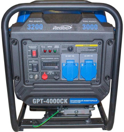 Бензиновый генератор REDBO GPT-4000CK, 220 В, 3.2кВт [39791]