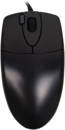 Мышь проводная A4TECH OP-620DS черный (USB, 1200dpi, 4but) (OP-620DS)