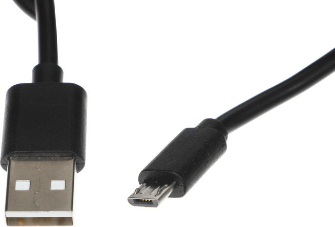 Кабель KINGPRICE KP-microUSB-2.4A-1m,  micro USB (m) -  USB (m),  1м,  2.4A,  черный