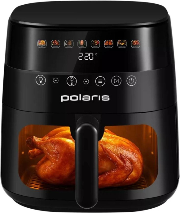 Аэрогриль Polaris PAF 8003W WIFI IQ Home 7.5л 1800Вт черный PAF 8003W