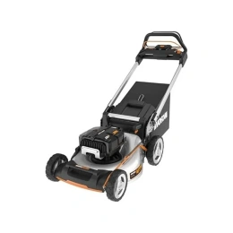 Аккумуляторная самоходная газонокосилка WORX 80В 51см, бесщеточная, 4Ач х4, BASECAMP 4x1А, коробка WG761E