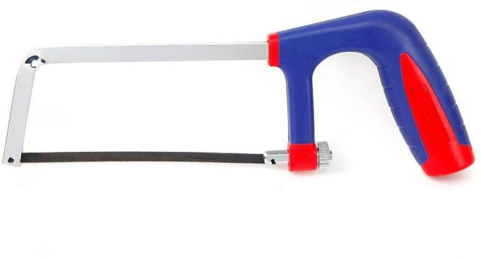 Ножовка WorkPro WP215036 150мм (алюминиевая, по металлу, сбалансированная рама, прочная металлическая рама, эргономичная ручка из двух материалов, пильный диск диаметром 6 дюймов (152 мм))