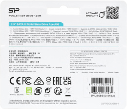SSD накопитель Silicon Power Ace A56 SP128GBSS3A56B25 128ГБ, 2.5", SATA III, SATA