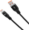 Кабель Digma USB Type-C m - USB m , 1м, 3A, черный [dg-usba-с-1m-27w]
