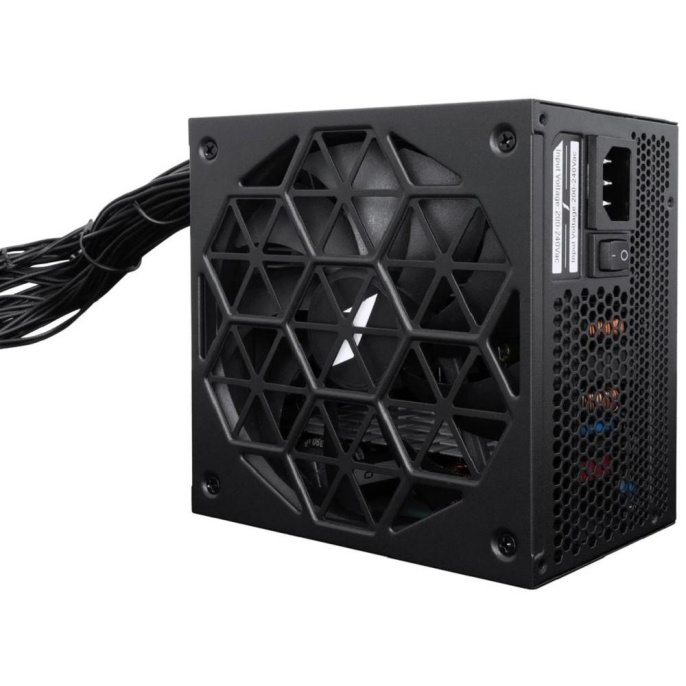 Блок питания 1STPLAYER ACK STANDARD 650W Black / ATX 2.4, APFC, 80 PLUS Standard, Double Forward, Teapo main cap, 140mm fan, non-modular / HA-650AC1