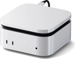 Внешний корпус для SSD Satechi USB4 NVMe SSD Enclosure For Mac mini M4 Up To 40Gbps Up To 8TB. Цвет: серебристый (ST-EU4SNSS)
