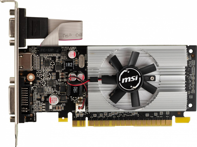 Видеокарта MSI NVIDIA GeForce 210 N210-1GD3/LP 1ГБ DDR3, Low Profile, Ret