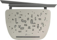 Wi-Fi роутер TP-LINK TD-W8961N,  Wi-Fi 4,  N300,  2.4ГГц, 4 LAN,  ADSL2+, белый