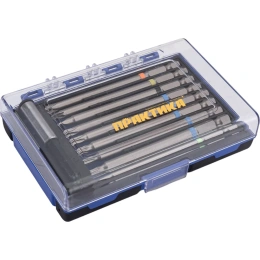 Набор бит (10 шт; PH; PZ; SL; T/Torx; TW; 100 мм) ПРАКТИКА 777-505
