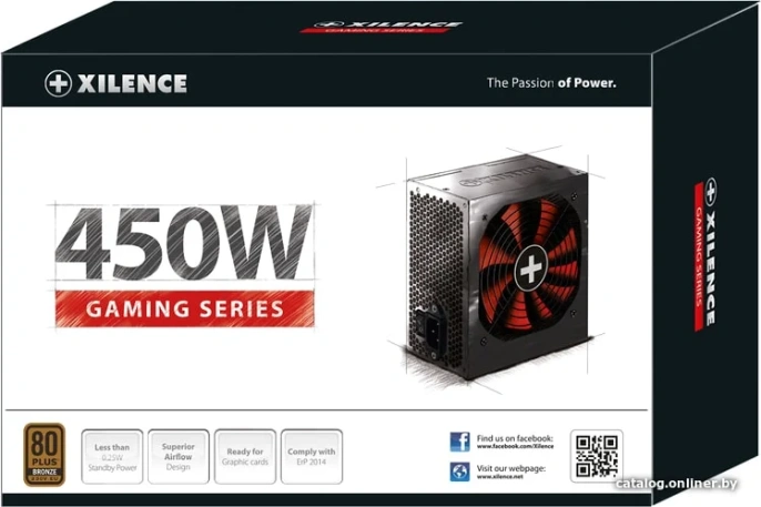Блок питания Xilence XP450R10 450W Gaming series 80 Bronze