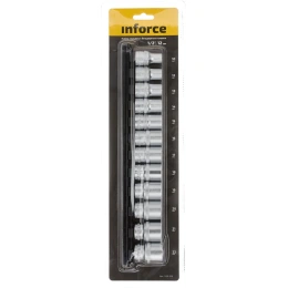 Набор торцевых безударных головок Inforce (12 шт; 10-22 мм; 1/2") 11-01-259