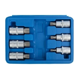 Набор головок 1/2" DR со вставкой SPLINE 55 мм, 6 предметов VERTUL VR50195