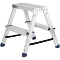 Алюминиевая двусторонняя стремянка СИБРТЕХ 2 ступени 97922