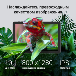 10.1" Планшет Digma Z10 3/32 GB SC9863A 4G, 1280 x 800, Android 15 Go, серый [da6b0p01]