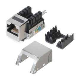Rexant 02-0272 Модуль Keystone Jack RJ-45 8P8C , FTP экранированный, CAT 6, тип 90 градусов PRO