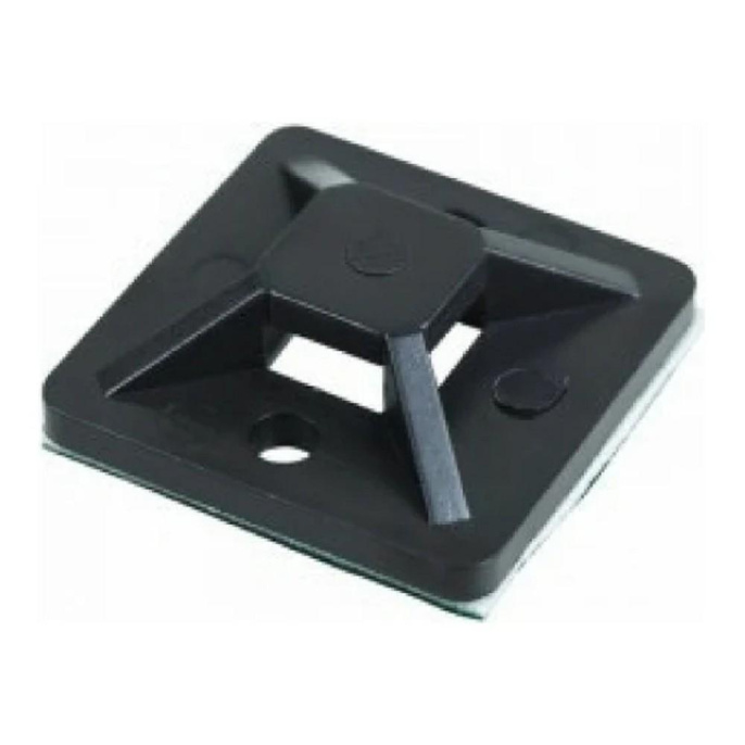 Rexant 07-2026 Площадка самоклеящаяся 25х25 мм, черная 100 шт/уп