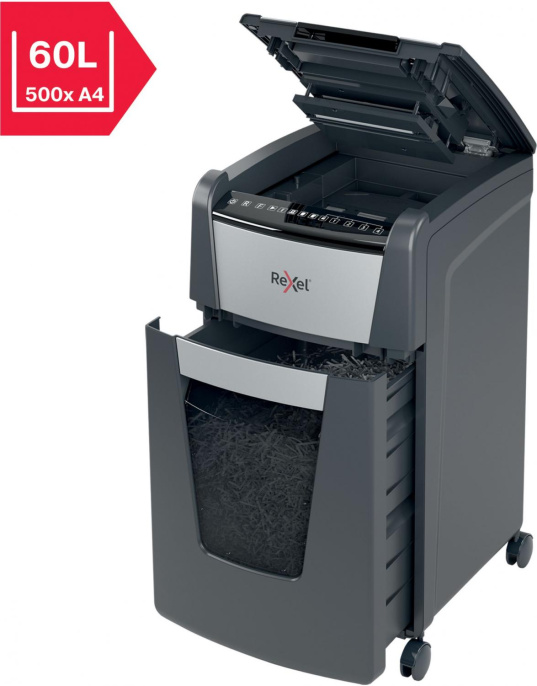 Уничтожитель бумаг Rexel Optimum AutoFeed 300X, с автоподачей, P-4, 4х25 мм, 300 лист. одновременно, 60л [2020300xeu]