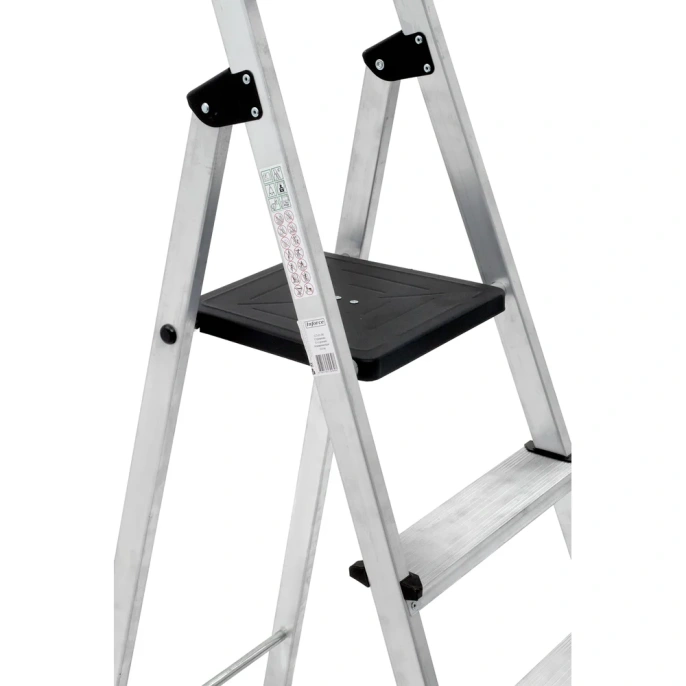 Алюминиевая стремянка с алюминиевым лотком Inforce 6 ступеней СП-01-06