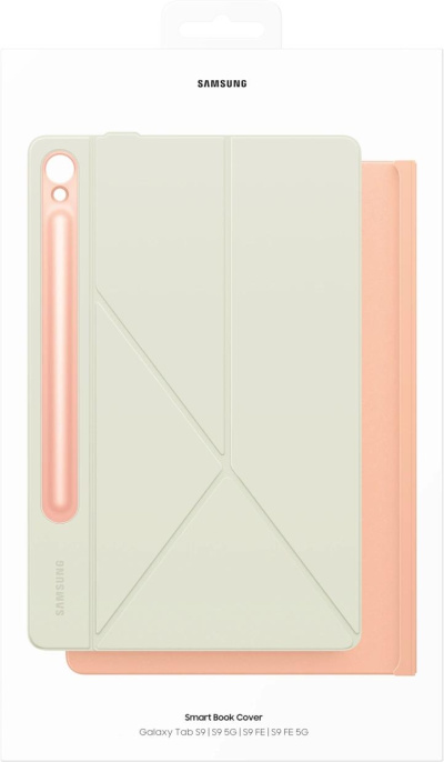 Чехол для планшета Samsung Smart Book Cover, для  Samsung Galaxy Tab S9/S9 FE/S10 FE/S10 Lite, оранжевый [ef-bx710poegru]