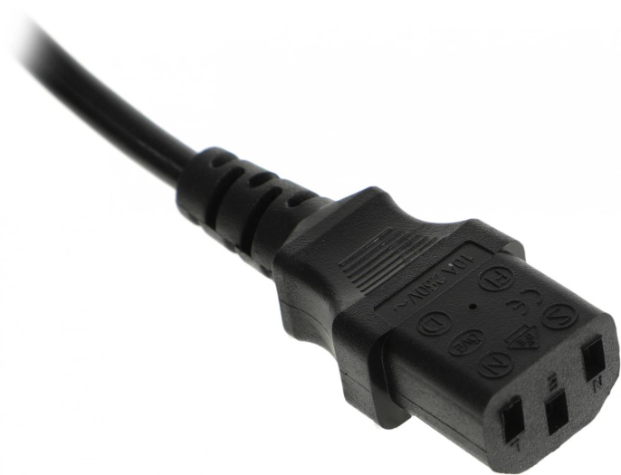 UNDEFINED Кабель AdAC IEC C13 IEC 320 1.8м черный