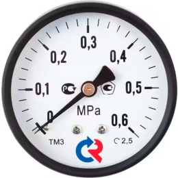 Общетехнический вакуумметр РОСМА ТВ-310Т.00 -0.1-0МПа ДК63 G1/4, класс точности 2.5 D070-01439