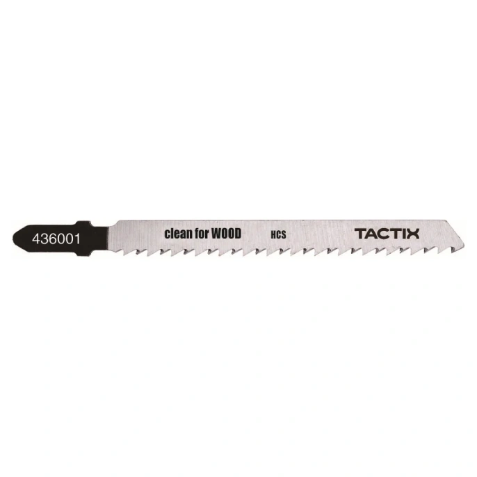 Пилка по дереву Т101В, 5 шт для электролобзика TACTIX 436001