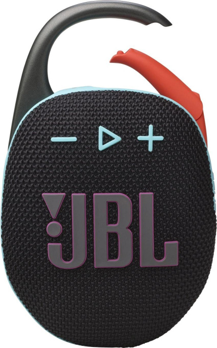Колонка порт. JBL Clip 5 черный/оранжевый 7W 1.0 BT 10м 1400mAh (26475529)