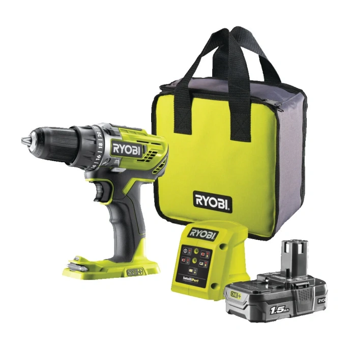 Компактная дрель-шуруповерт Ryobi ONE+ R18DD3-115S 5133005301