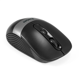 Беспроводная мышь ExeGate Professional Standard FG-10 Grey радиоканал 2,4 ГГц, USB, оптическая, 1200dpi, 4D, 4 кнопки и колесо прокрутки, черная, серая вставка, RTL EX298895RUS