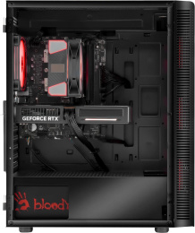 Компьютер BLOODY BD-PC RAB84T2 AMD Ryzen 5 7500F, DDR5 32ГБ, 1ТБ SSD , NVIDIA GeForce RTX 5060 - 8 ГБ, Windows 11 Home, черный [2142036]