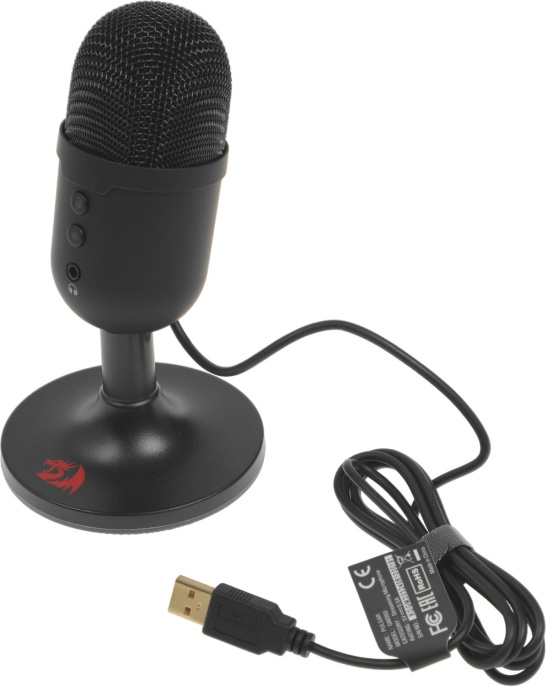 Микрофон проводной Defender Pulsar GM303 1.8м черный