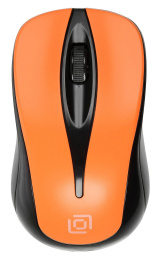 OKLICK Мышь Оклик 675MW черный/оранжевый оптическая 1200dpi беспров. USB для ноутбука 3but 1025920