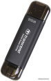 Внешний накопитель Transcend ESD310 512GB TS512GESD310C SSD, USB 3.2 Gen2 10 Гбит/с , металл/пластик, цвет черный