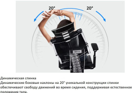 Кресло руководителя МЕТТА Yoga 4DF B2-5D - YM93, сетка, до 150кг, синхромеханизм, регулируемые 5D подлокотники,  черный/черный