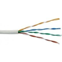 Кабель ExeGate UTP4-C5e-CCA-S26-IN-PVC-GY-305 UTP 4 пары кат.5e CCA, 0.41мм (26AWG), 305м, серый, PVC EX261518RUS