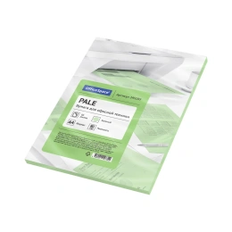Цветная бумага OfficeSpace pale А4, 80 г/м2, 50 листов, зеленый 245189