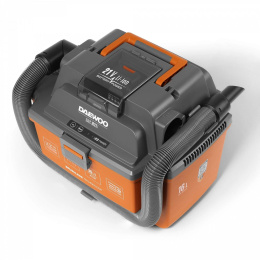 Строительный пылесос Daewoo DAVC 1621Li SET 200Вт уборка: сухая/сбор воды/выдув оранжевый