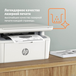 МФУ лазерный HP LaserJet M141a (7MD73A) A4 белый