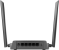 Wi-Fi роутер D-Link DIR-615/Z1A, Wi-Fi 4, N300, 2.4ГГц, 4 LAN, черный