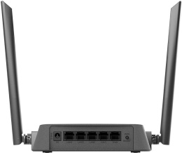 Wi-Fi роутер D-Link DIR-615/Z1A, Wi-Fi 4, N300, 2.4ГГц, 4 LAN, черный