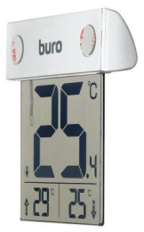 Термометр BURO P-6041, серебристый