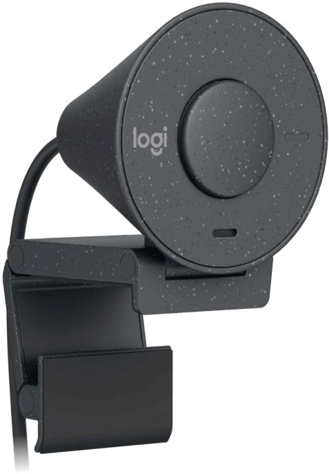 Web-камера Logitech HD Webcam Brio 300,  черный/черный [960-001438]