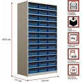 Кассетница Система хранения с пластиковыми ящиками HONEYCOMB Ironbox Max 300 3209 M-КСV302