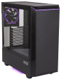 Корпус ATX HIPER PB81, Midi-Tower, без БП, черный