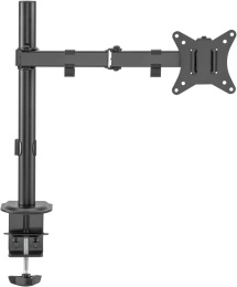 Кронштейн для мониторов Cactus CS-VM-D32-BK, до 32", до 9кг, настольный, поворот и наклон, черный